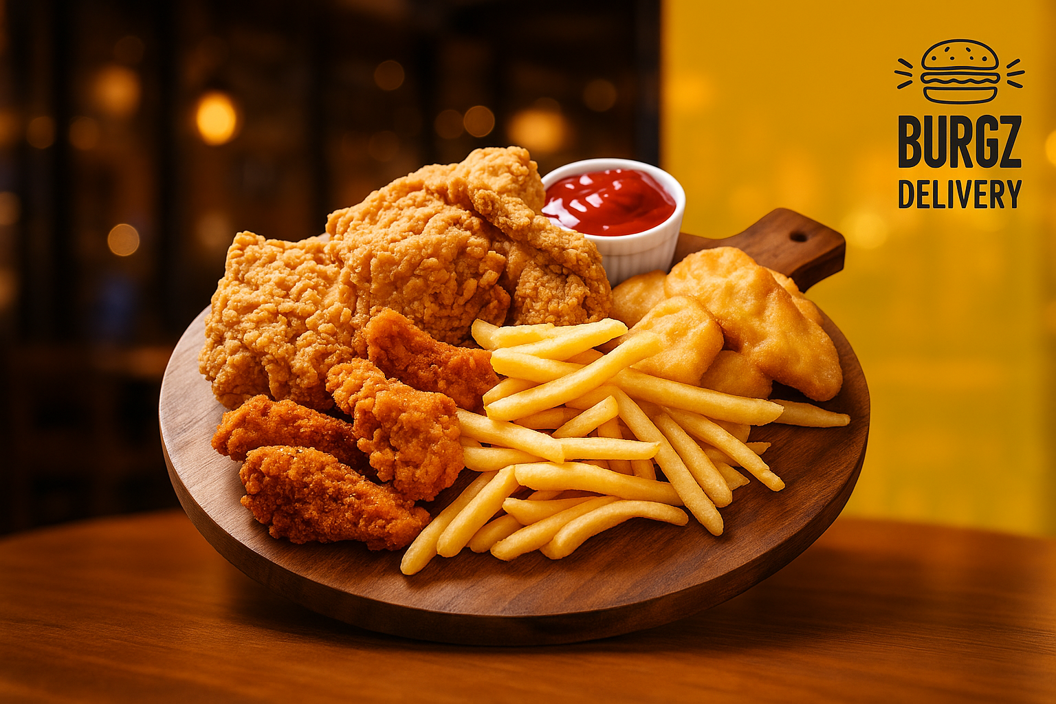 COMBO de Fritas + Frango Frito + Nuggets